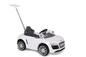 מכונית AUDI עם מוט דחיפה