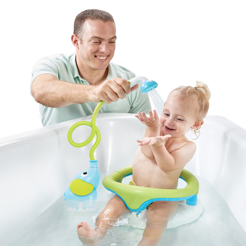 מקלחון פיל לאמבטיה תכלת