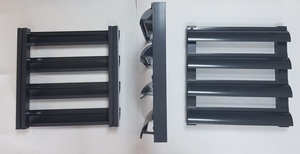 מסתור כביסה מאלומיניום / מסתור מזגן מאלומיניום מרווח אור 5 ס"מ או אחר / דגם : רפפה חצי עגולה או מקבילית או אחר / קיים מינימום הזמנה 