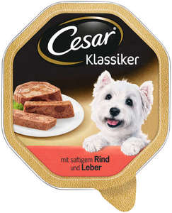 סיזר קלאסיק לכלב פטה בקר וכבד 150 ג'