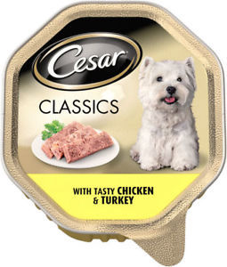 סיזר קלאסיק לכלב פטה עוף והודו 150 ג'