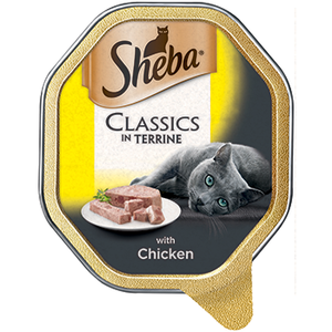 שיבא מעדן לחתול-פטה עוף 85 ג'