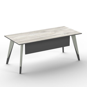 טרנד שולחן עבודה יוקרתי מלמין עם קושרת 160 סמ - לא כולל שלוחה מיליון כסאות