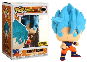 Funko POP - SSGSS Goku Exclusive (Dragon Ball) 668 בובת פופ 