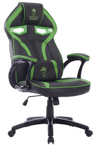 ‫‪ULTRA GAMING CHAIR‬‬ DRAGON - כסא גיימינג מקצועי דרגון דגם אולטרא ירוק שחור