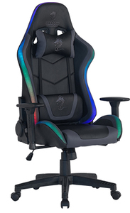 ‫‪SPACE RGB GAMING CHAIR‬‬ DRAGON - כסא גיימינג מקצועי דרגון דגם ספייס כולל תאורת לד RGB שחור