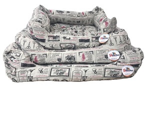 מיטה לכלב | מיטה אפור גרפיטי L