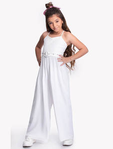 אוברול תחרה עם חגורה