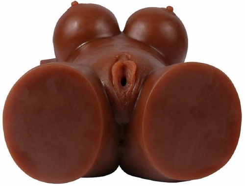 בובת מין  ישבן ואגינה  2 פתחים סיליקון מלא