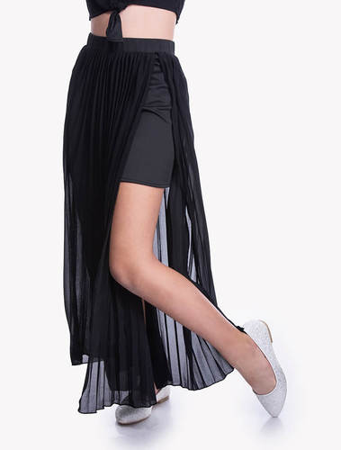 חצאית פליסה מקסי