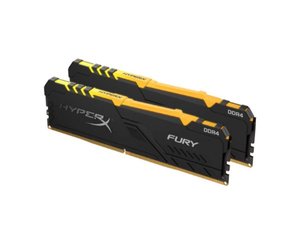 זכרון לנייח קיט Kingston HyperX Fury 32GB 2X16 3200Mhz DDR4 RGB