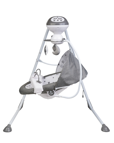 נדנדה חשמלית מפוארת כוכבים אפור מלנג'