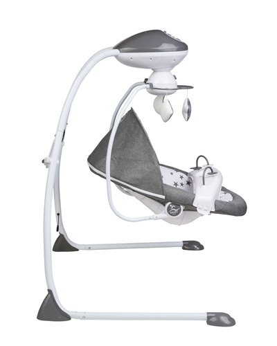 נדנדה חשמלית מפוארת כוכבים אפור מלנג'