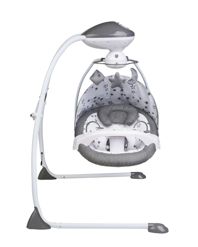 נדנדה חשמלית מפוארת כוכבים אפור מלנג'