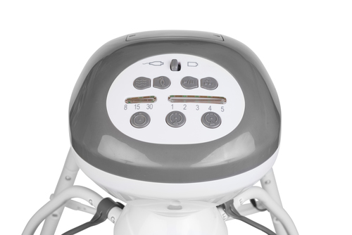 נדנדה חשמלית מפוארת כוכבים אפור מלנג'