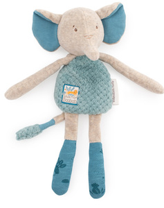 בובת שמיכי רעשן פיל MOULIN ROTY