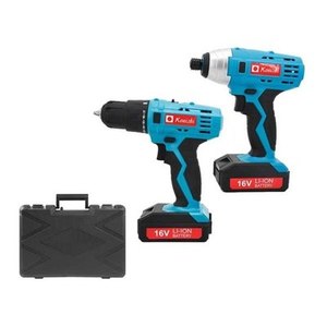 סט מברגת אימפקט + מברגת גיר ליתיום 16V מבית KONISHI 