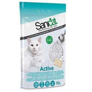 חול מתגבש לחתולים | סאני קט - מתגבש ללא עקבות - 10 ליטר