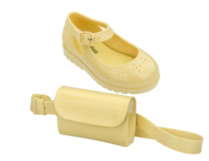 נעלי בובה מיני מליסה בצבע צהוב Mini Melissa