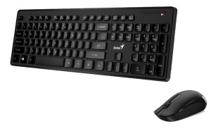 סט אלחוטי גיימינג, עכבר ומקלדת   Genius SlimStar 8006 - שלוש שפות בערבית - 31340002411