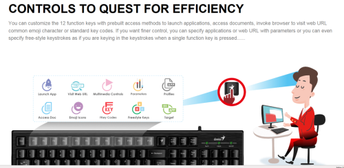 מקלדת  חוטית חכמה Genius KB-101- 31300006415