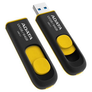 זיכרון נייד למחשב   ADATA UV128 USB 3.1 Flash Drive - AUV128-16G-RBY