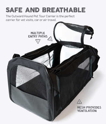 תיק נשיאה רשת לכלב ולחתול עד 9 ק"ג Hound