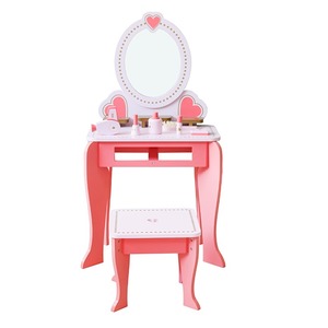 שידת איפור מעץ מדהימה לילדים