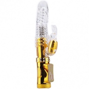 ויברטור פנינים מאלץ אורגזמה סיליקון זהב