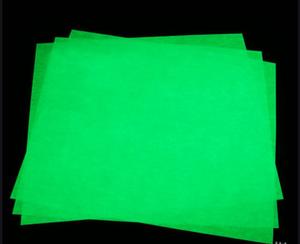 דף מדבקה זוהר בחושך גודל A4