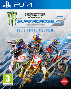 Monster Energy Supercross - The Official Videogame 3 Ps4 אירופאי!