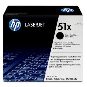טונר‎ שחור מקורי    HP 51X Q7551X