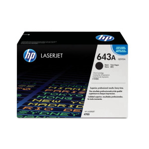 טונר שחור‎ מקורי    HP 643A Q5950A