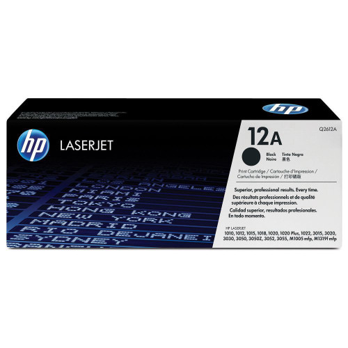 טונר שחור מקורי    HP 12A Q2612A