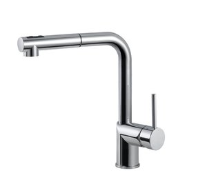 ברז מטבח נשלף פיה אופקית Pull Out חמת