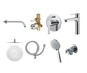 מארז אביזרי מקלחת קליר 4 דרך 805388