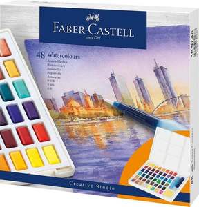 סט צבעי מים  48 יח Faber Castell 