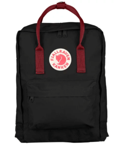 תיק גב קנקן בצבע שחור ידיות באדום  KANKEN CLASSIC  550-326 - BLACK-OX RED