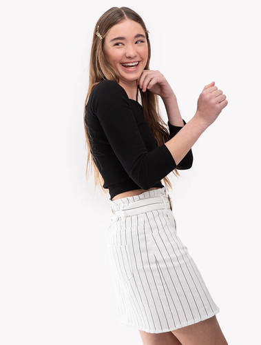 חצאית דריל פסים