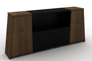 אראיס כוננית - דובדבן משולב אפור כהה מידות 180X36X90H