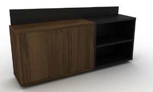 נובלה כוננית - דובדבן משולב אפור כהה - 200 * 40 * 115h