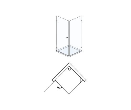 מקלחון פינתי ירדן Q16