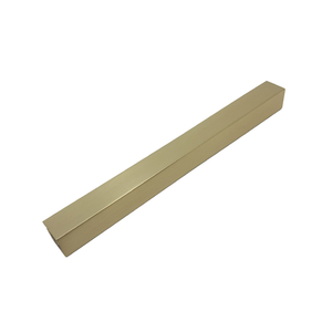 בית מזוזה מרובע M16 - פליז מוברש 15 דבק דו"צ קלף 12 ס"מ