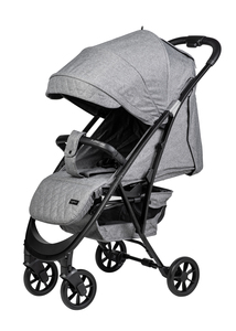 טיולון NEW VYPER אפור מלנג' ידית שחורה SPORT LINE