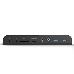 תחנת עגינה   ST-Labs USB3.0 Hub+HDMI+DVI+Giga LAN+CR Docking Station