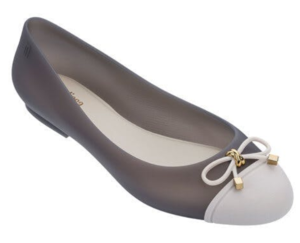 נעלי בובה מליסה בצבע שחור משולב MELISSA DOLL V AD