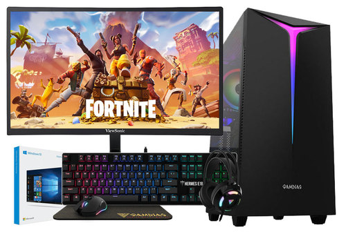 מערכת גיימינג מושלמת SOLID GAMER כוללת מחשב GPC - V000  מסך קעור 144HZ 