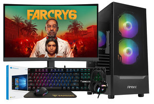 מערכת גיימינג מושלמת ELITE GAMER כוללת מחשב GPC - V005 מסך גיימינג 144HZ "27 FHD 1MS ערכת אביזרים משלימה מוארת RGB ומערכת הפעלה WINDOWS 10