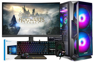 מערכת גיימינג מושלמת EXTREEM GAMER כוללת מחשב GPC - V007 מסך גיימינג AOC "27 144HZ ערכת אביזרים משלימה מוארת RGB ומערכת הפעלה WINDOWS 10 64BIT