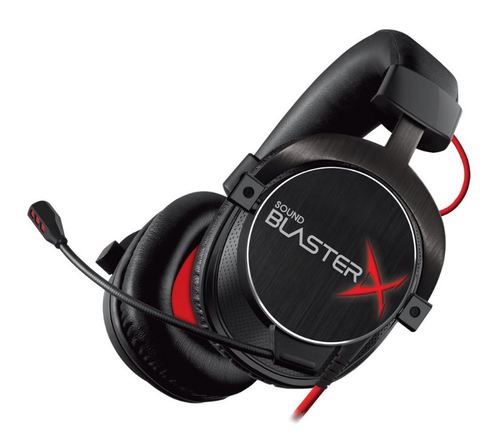 אוזניות גיימינג  + מיקרופון  Creative Headset Sound BlasterX H7 Tournament Edition 70GH033000001